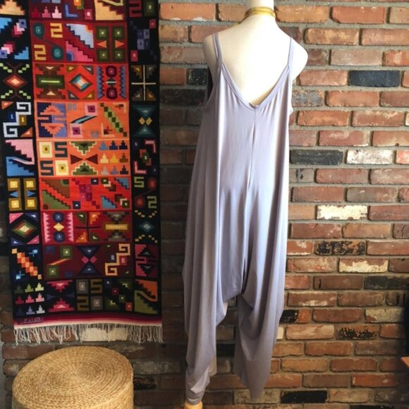 XXL Star Shaped Harem Pant, Sleeveless, Silver Grey, Jumper/Jumpsuit. - Picture 3 of 4